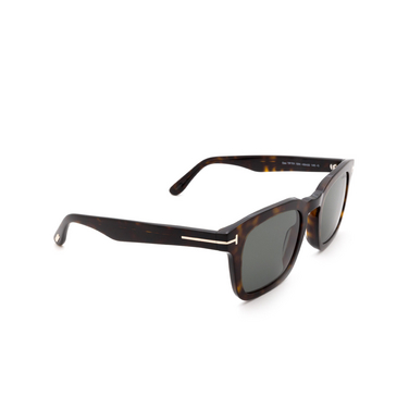 Tom Ford DAX Sunglasses 52N dark havana - three-quarters view