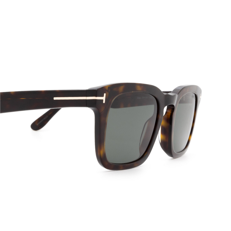 Tom Ford DAX Sunglasses 52N dark havana - 3/4