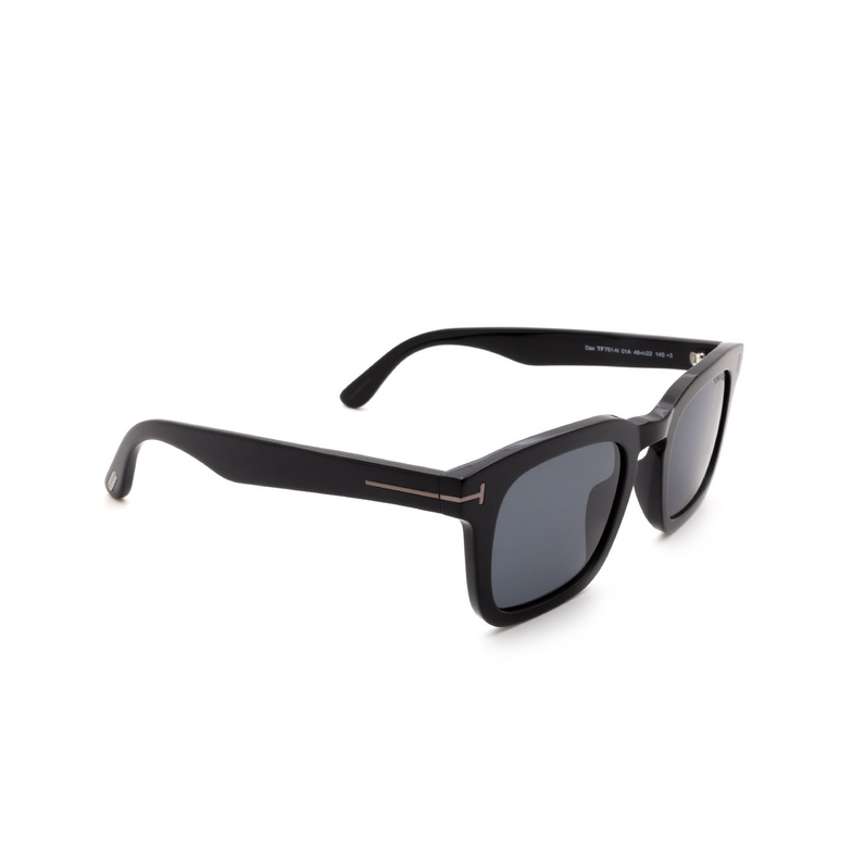 Gafas de sol Tom Ford DAX 01A shiny black - 2/4