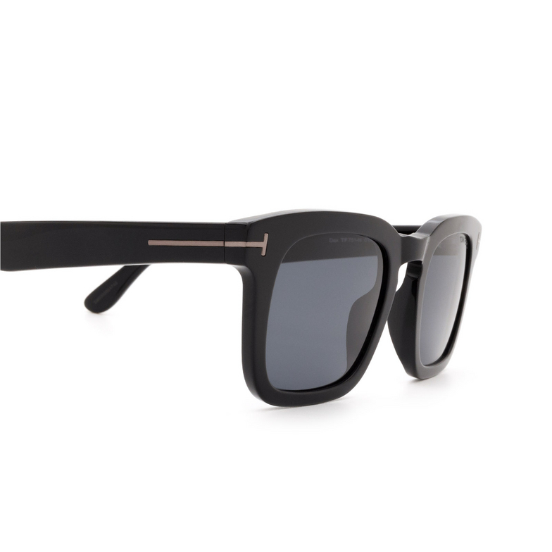 Gafas de sol Tom Ford DAX 01A shiny black - 3/4