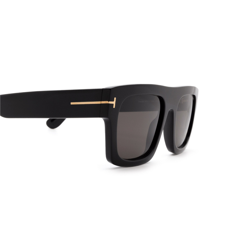 Tom Ford FAUSTO Sunglasses 01A black - 3/4