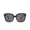 Tom Ford FAYE-02 Sunglasses 01A shiny black - product thumbnail 1/4