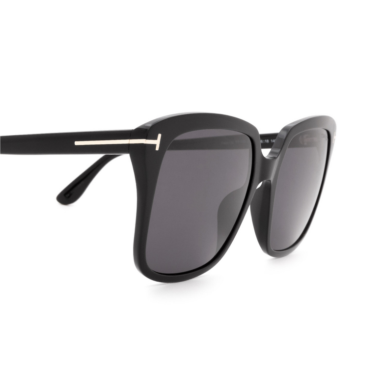 Tom Ford FAYE-02 Sunglasses 01A shiny black - 3/4