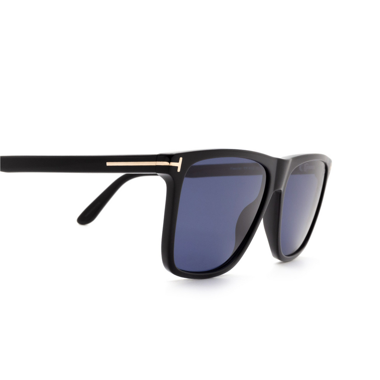 Tom Ford FLETCHER Sunglasses 01V shiny black - 3/4