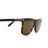 Tom Ford FLETCHER Sunglasses 52J dark havana - product thumbnail 3/4
