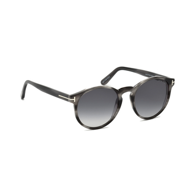 Gafas de sol Tom Ford IAN-02 20B grey havana - Vista tres cuartos