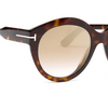 Tom Ford FT0661 Sunglasses 52G havana - product thumbnail 3/5