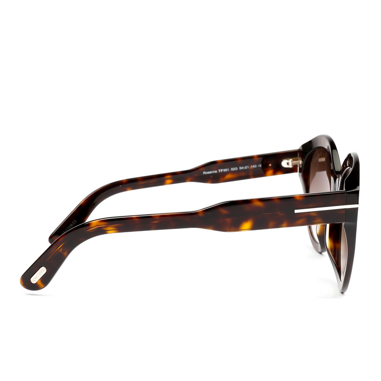 Tom Ford FT0661 Sunglasses 52G havana - 4/5