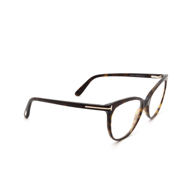 Tom Ford FT5513 Korrektionsbrillen 052 dark havana - Dreiviertelansicht
