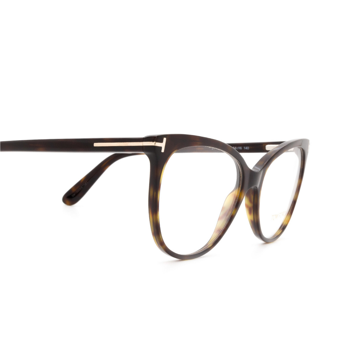 Tom Ford FT5513 Eyeglasses 052 Dark Havana - product thumbnail 3/4