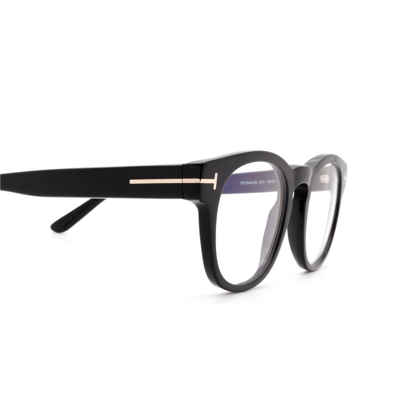 Gafas graduadas Tom Ford FT5543-B 001 shiny black - 3/4