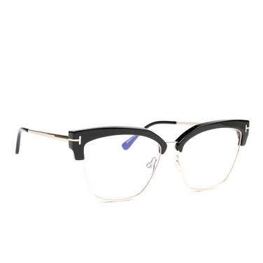 Tom Ford FT5547-B Korrektionsbrillen 001 shiny black - Dreiviertelansicht