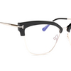 Gafas graduadas Tom Ford FT5547-B 001 shiny black - Miniatura del producto 3/5