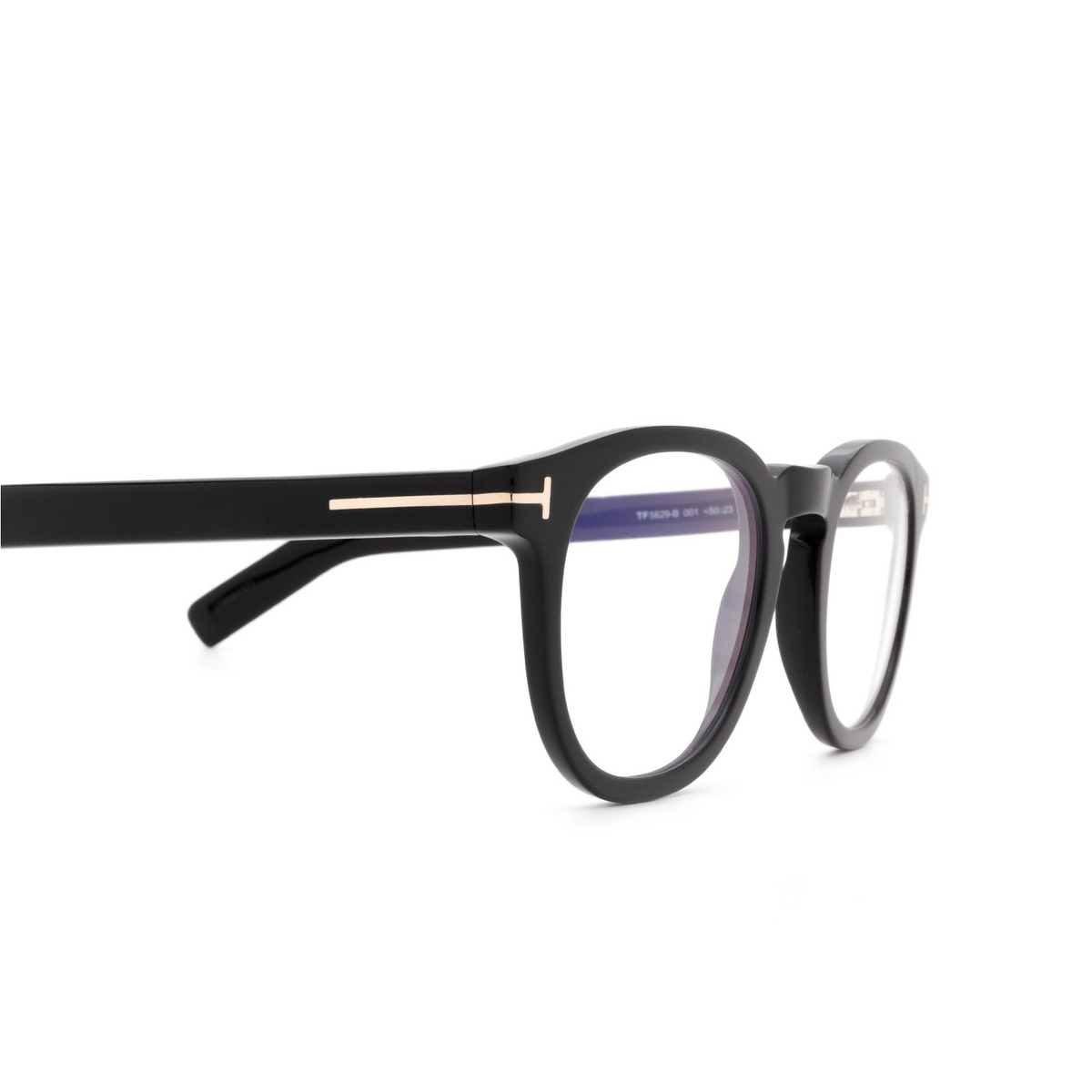 Tom Ford FT5629-B Eyeglasses 001 Shiny Black - 3/4