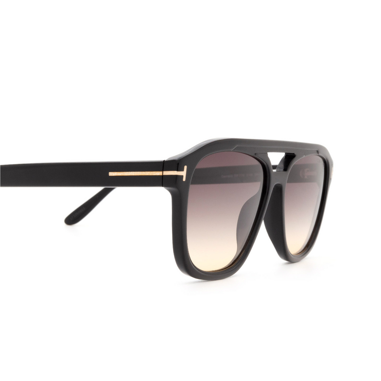 Tom Ford GERRARD Sunglasses 01B matte black - 3/4