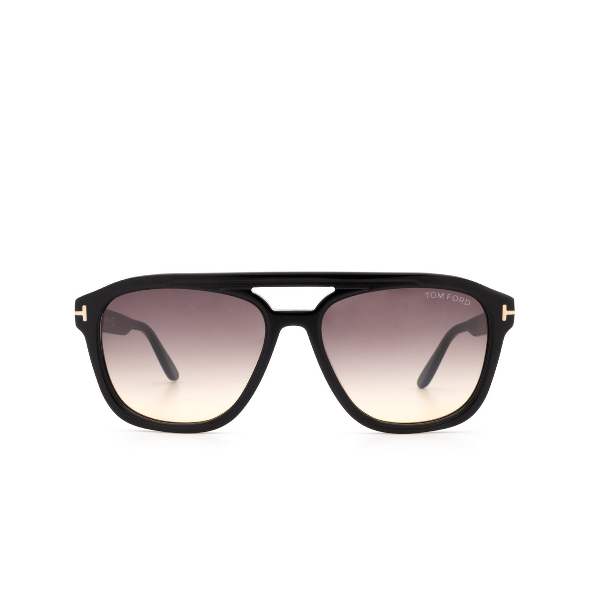 Tom Ford GERRARD Sunglasses 01B Matte Black - front view