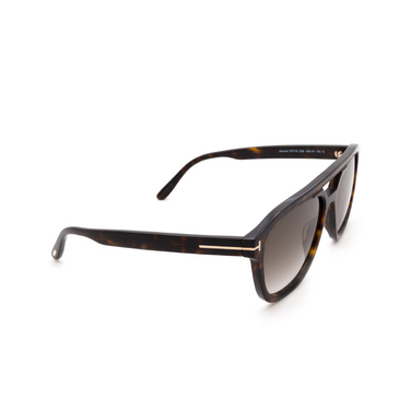 Tom Ford GERRARD Sonnenbrillen 52B dark havana - Dreiviertelansicht