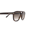 Tom Ford GERRARD Sunglasses 52B dark havana - product thumbnail 3/4