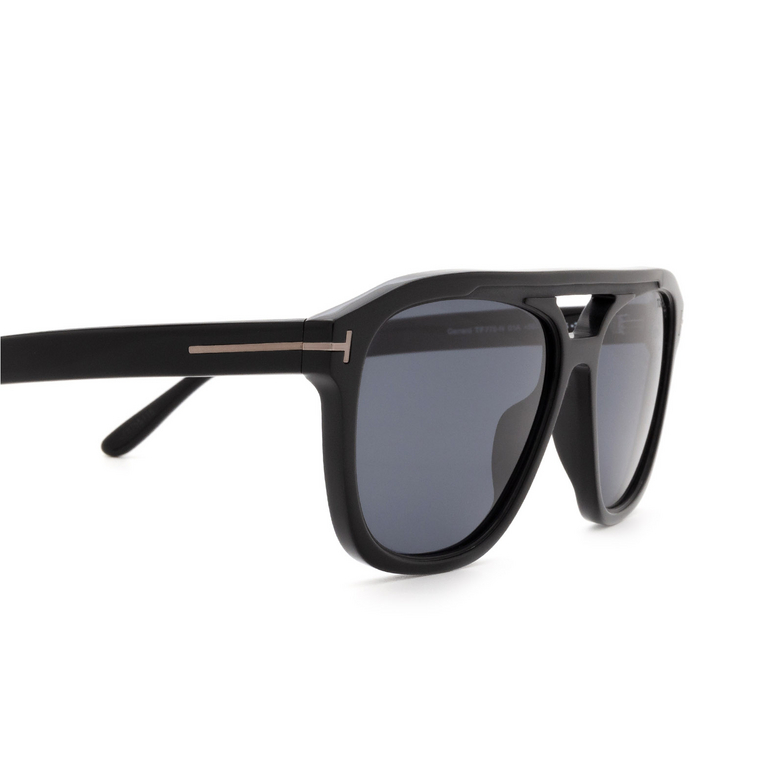 Tom Ford GERRARD Sunglasses 01A shiny black - 3/4