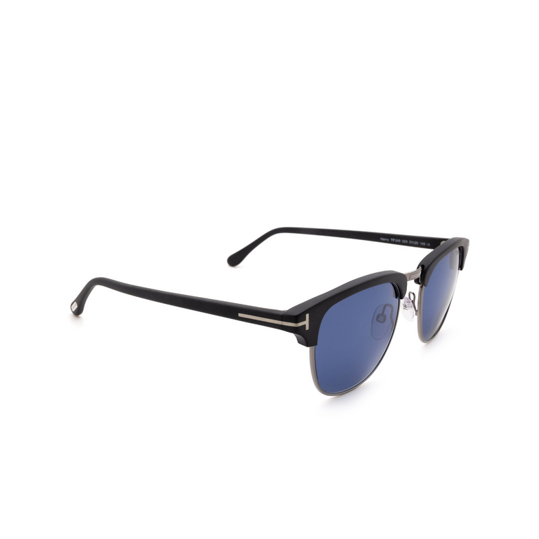 Tom Ford HENRY Sunglasses 02X matte black - 2/4