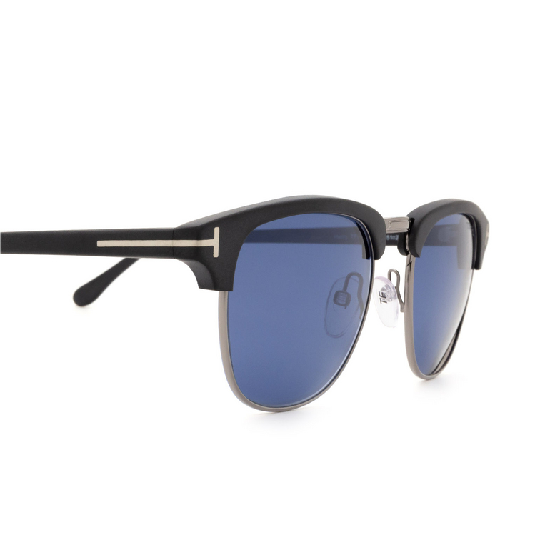 Tom Ford HENRY Sunglasses 02X matte black - 3/4