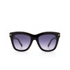 Tom Ford JULIE Sunglasses 01C shiny black - product thumbnail 1/4