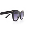 Gafas de sol Tom Ford JULIE 01C shiny black - Miniatura del producto 3/4