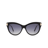 Tom Ford KIRA Sonnenbrillen 01D black - Produkt-Miniaturansicht 1/4