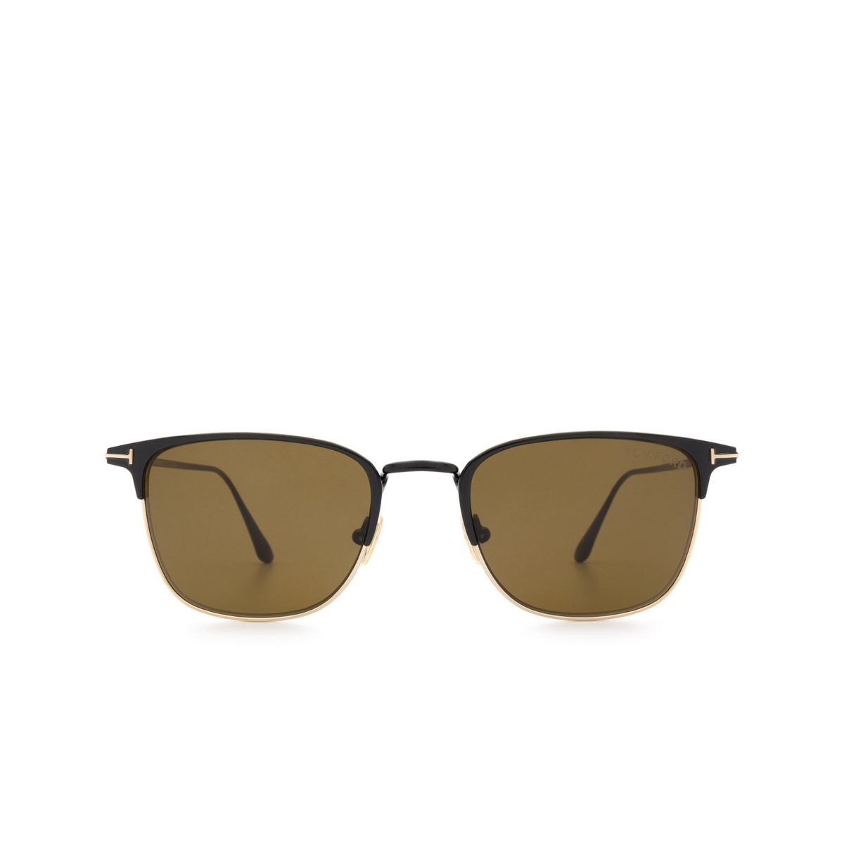 Tom Ford LIV Sunglasses 01J Black - front view