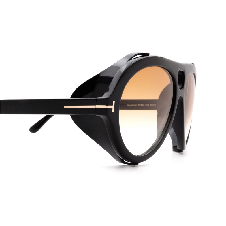 Tom Ford NEUGHMAN Sunglasses 01B black - 4/5