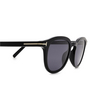 Tom Ford PAX Sunglasses 01A shiny black - product thumbnail 3/4