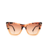 Gafas de sol Tom Ford POPPY-02 56T havana gradient  - Miniatura del producto 1/4