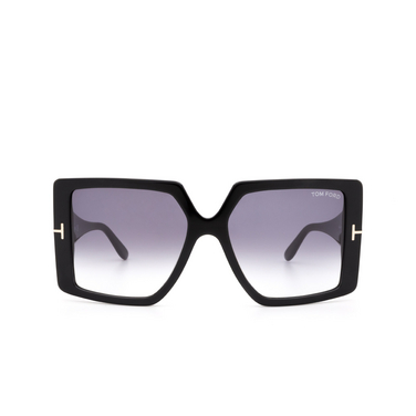 Gafas de sol Tom Ford QUINN 01B shiny black - Vista delantera