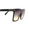 Tom Ford SABRINA-02 Sunglasses 01B shiny black - product thumbnail 3/4