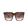 Gafas de sol Tom Ford SABRINA-02 52K dark havana - Miniatura del producto 1/4