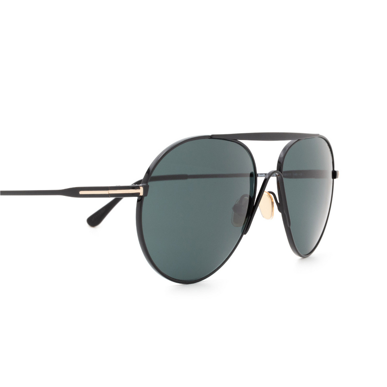 Tom Ford SMITH Sunglasses 01V shiny black - 3/4