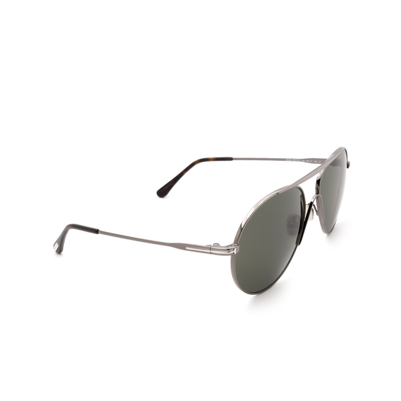 Tom Ford SMITH Sunglasses 12N shiny dark ruthenium - 2/4