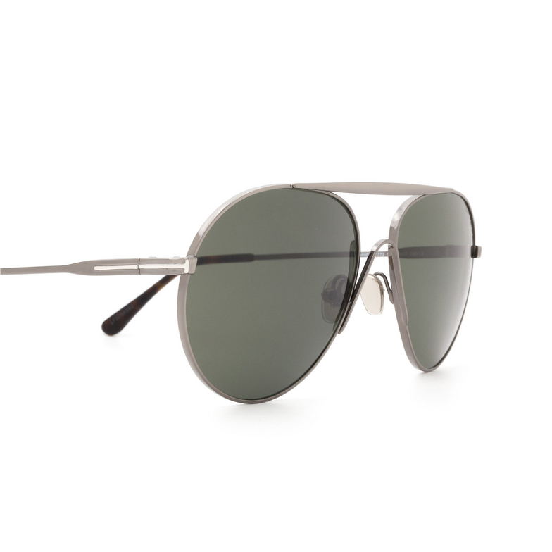Tom Ford SMITH Sunglasses 12N shiny dark ruthenium - 3/4