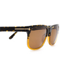 Gafas de sol Tom Ford STEPHENSON 56E havana & honey - Miniatura del producto 3/4
