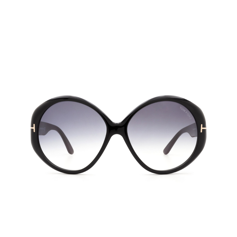 Tom Ford TERRA Sunglasses 01B shiny black - 1/4