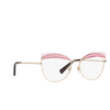 Valentino® Butterfly Eyeglasses: VA1014 color Light Gold 3003 - product thumbnail 2/3.