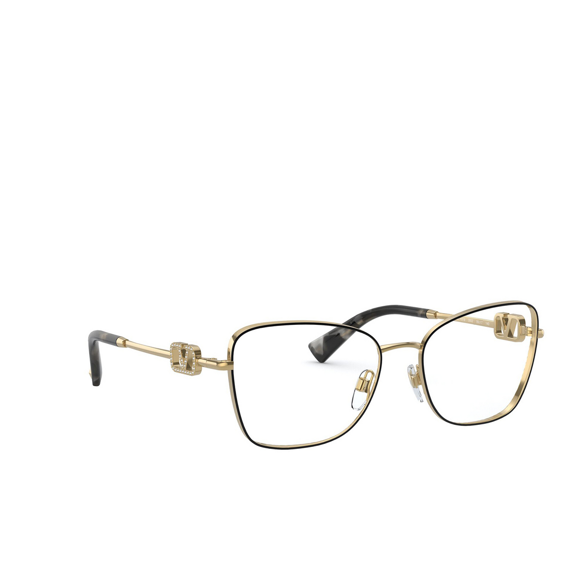 Valentino VA1019 Eyeglasses 3002 Gold - three-quarters view
