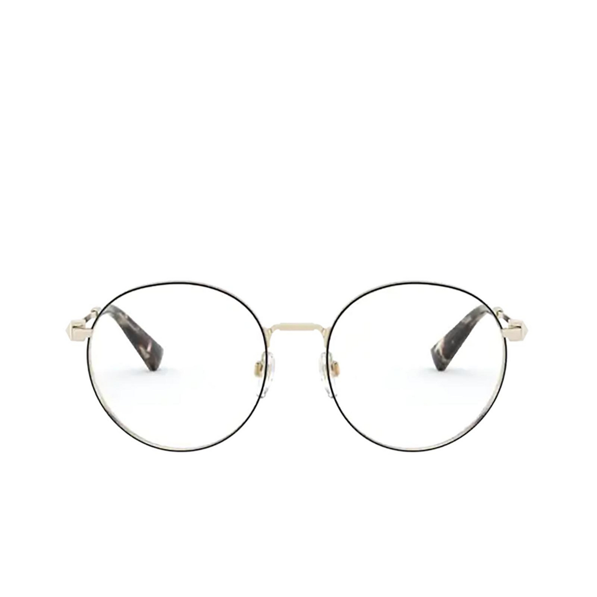 Valentino VA1020 Eyeglasses 3003 Pale Gold / Black - front view
