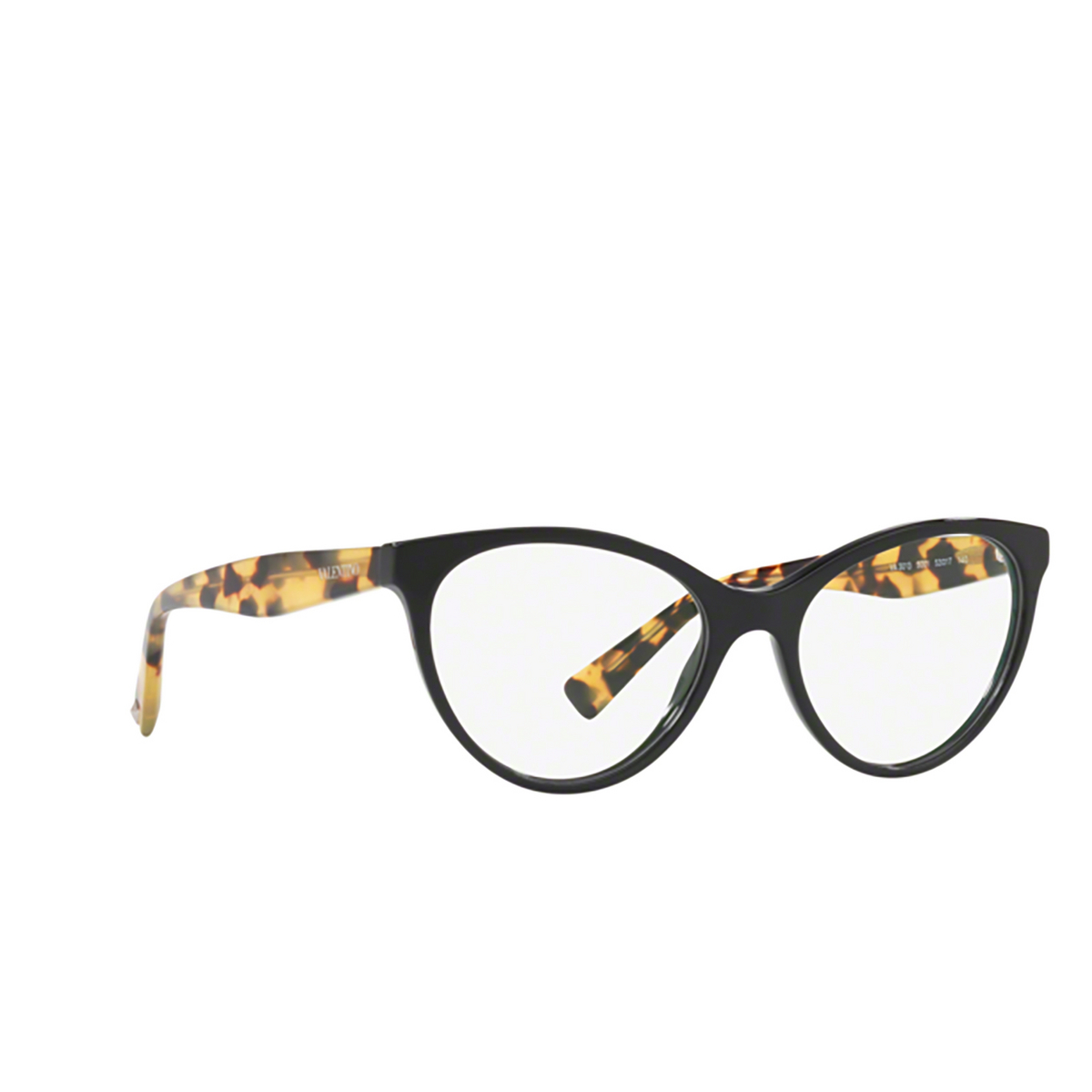 Valentino® Cat-eye Eyeglasses: VA3013 color Black 5001 - 2/3.