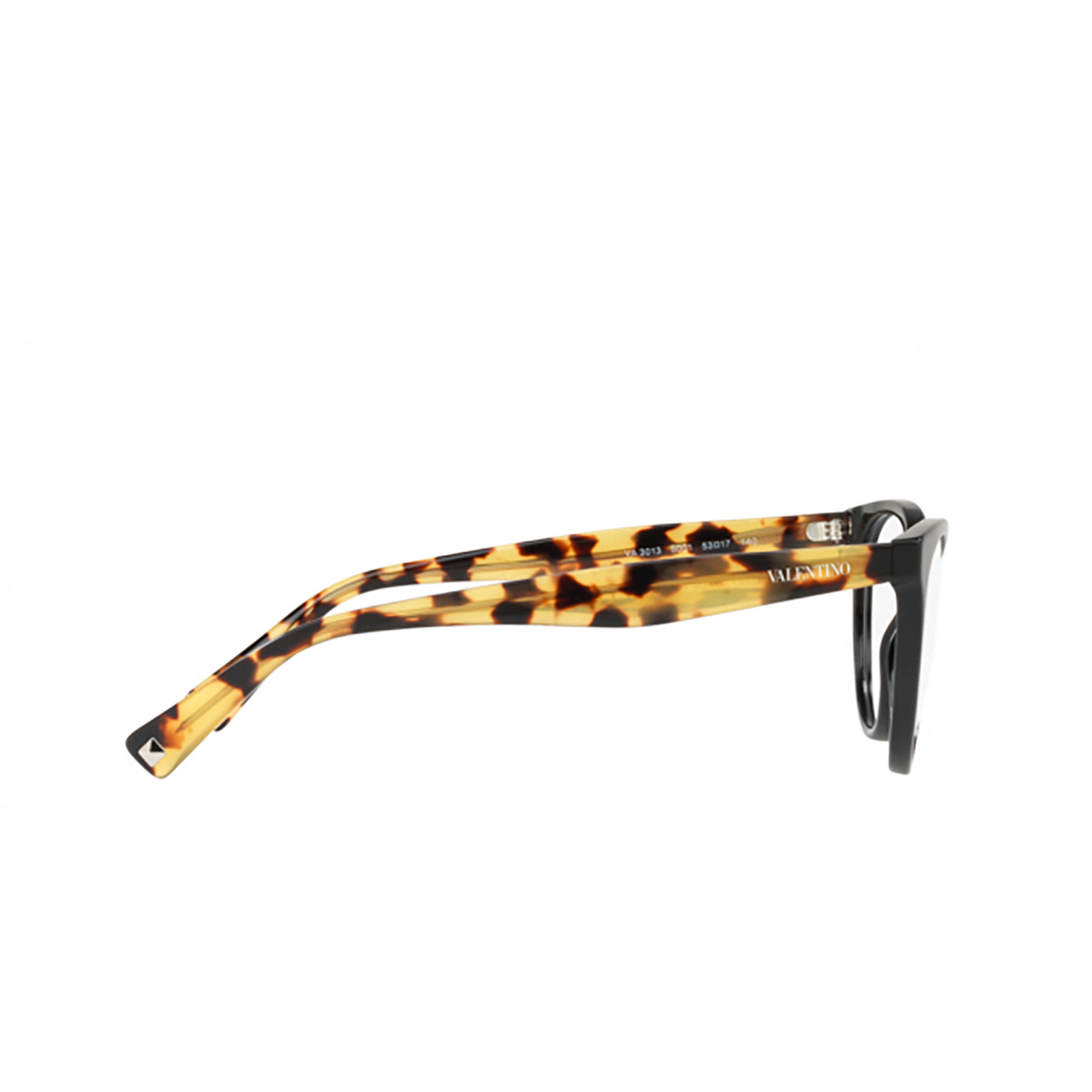 Valentino® Cat-eye Eyeglasses: VA3013 color Black 5001 - product thumbnail 3/3.
