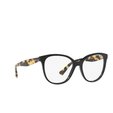 Valentino VA3014 Eyeglasses 5001 black - three-quarters view