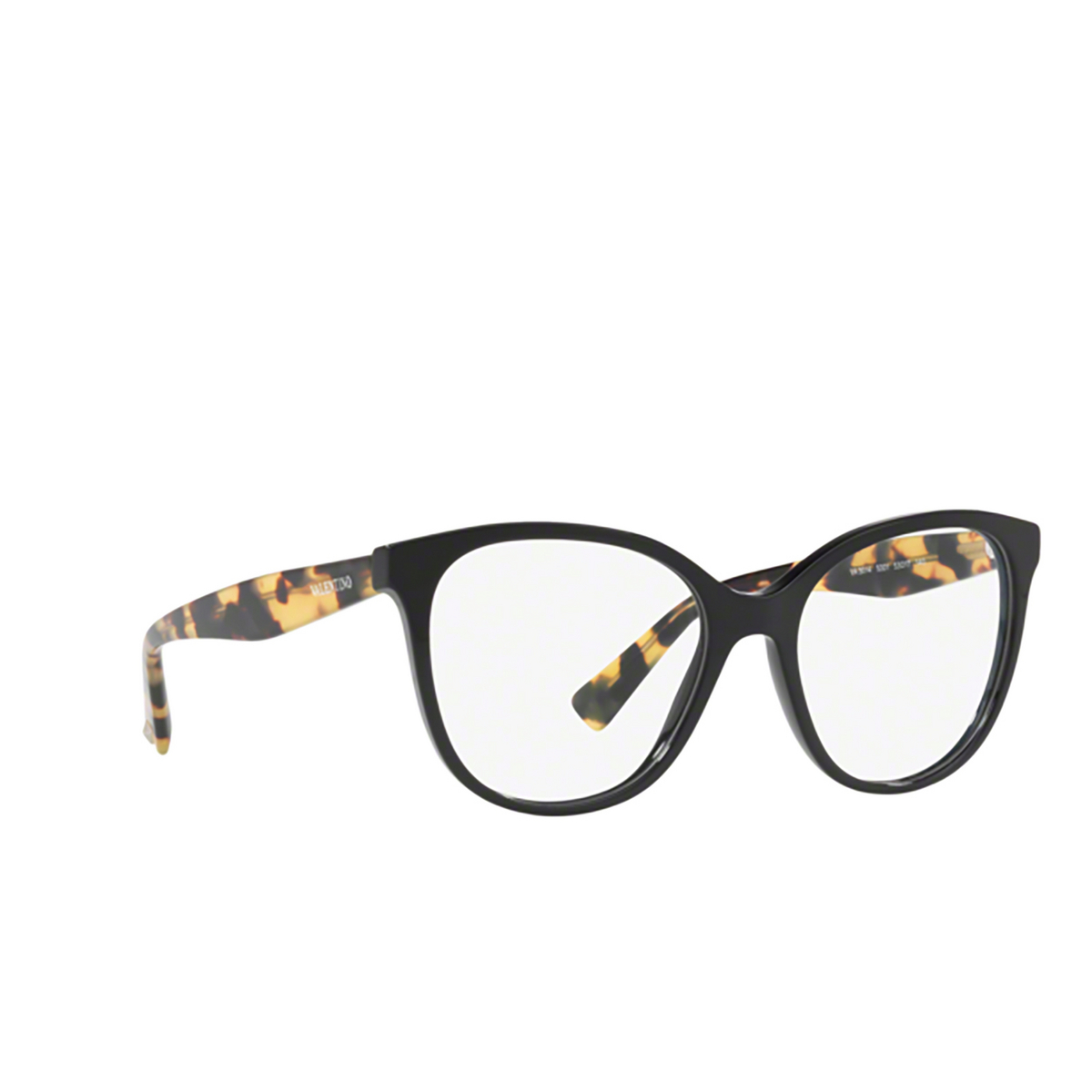 Valentino® Square Eyeglasses: VA3014 color Black 5001 - 2/3.