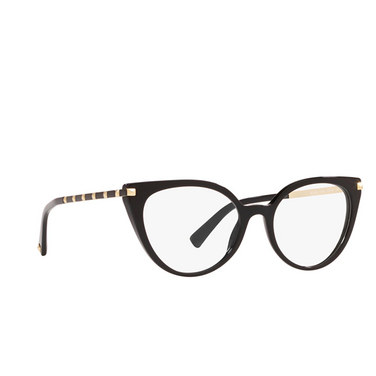 Valentino VA3040 Eyeglasses 5154 black - three-quarters view