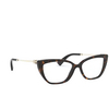 Valentino® Cat-eye Eyeglasses: VA3045 color Havana 5002 - product thumbnail 2/3.