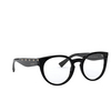 Valentino® Round Eyeglasses: VA3047 color Black 5001 - product thumbnail 2/3.